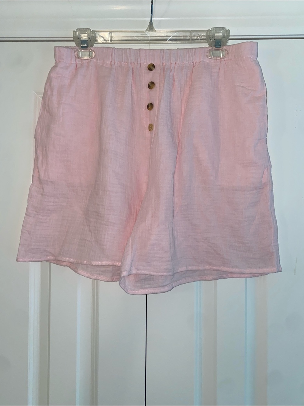 Cupshe Soft Pink High Waist Lounge Shorts Set - Picture 11 of 11